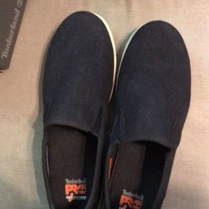 Men's TImberland Pro Disruptor Slip-On Alloy Toe.
